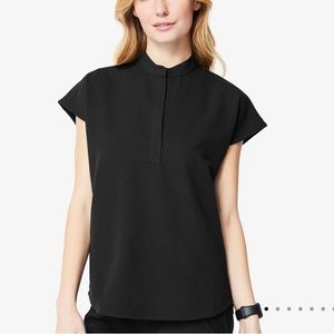 Figs Rafaela Oversized Scrub Top - Size XS - Black - NEVER WORN